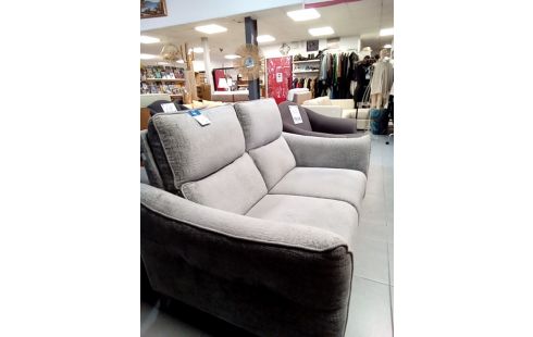 CANAPE RELAX ELECTRIQUE 2 PLACES GRIS