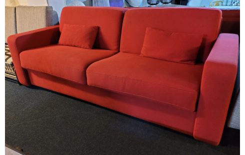 CANAPE CONVERTIBLE ROUGE