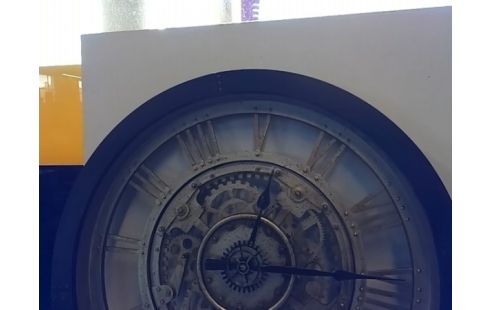 HORLOGE MURALE STYLE INDUS