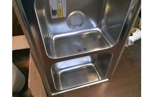 EVIER INOX 2 BACS