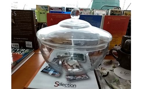 BOCAL EN VERRE + COUVERCLE