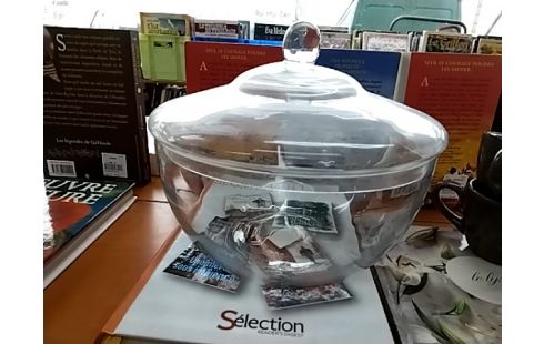 BOCAL EN VERRE + COUVERCLE