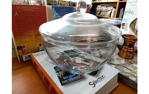 BOCAL EN VERRE + COUVERCLE