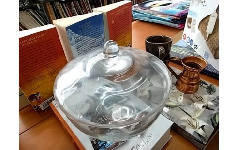 BOCAL EN VERRE + COUVERCLE