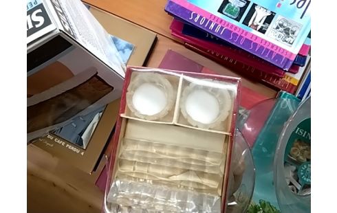 PORTE COUTEAU VERRE + SUCRIER