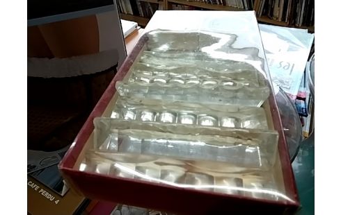 PORTE COUTEAU VERRE + SUCRIER