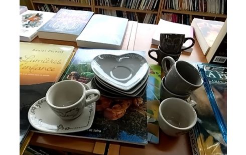 TASSE A CAFE BONHEUR LOT DE 6
