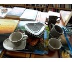 TASSE A CAFE BONHEUR LOT DE 6