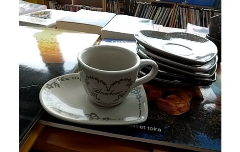 TASSE A CAFE BONHEUR LOT DE 6