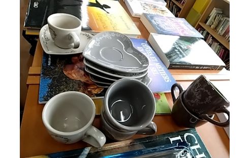 TASSE A CAFE BONHEUR LOT DE 6