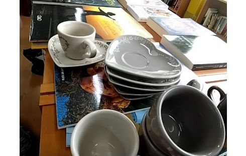 TASSE A CAFE BONHEUR LOT DE 6