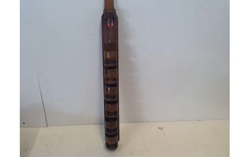 LOT DE 6 COQUETIERS EN BOIS AVEC SUPPORT ET SABLIER