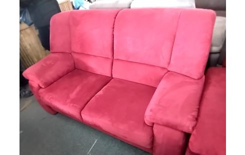 CANAPE MICROFIBRE BORDEAUX 164X93X92E