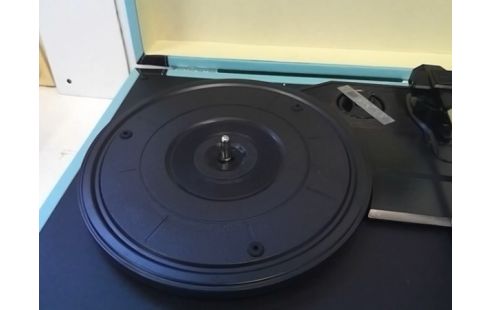 PLATINE VINYLE MADISON RETROCASE BLEUE