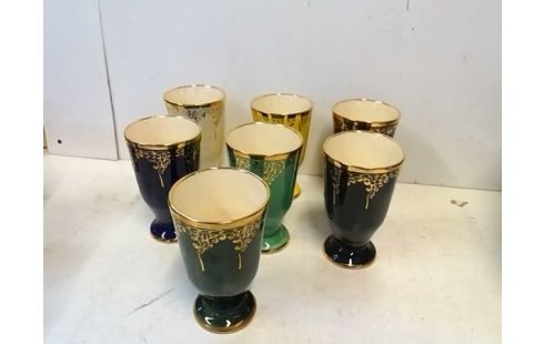 LOT DE 7 MAZAGRANS COLORES