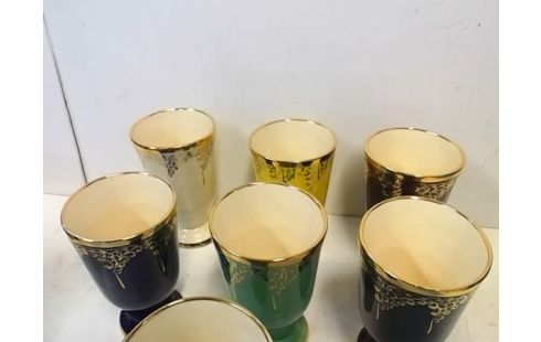 LOT DE 7 MAZAGRANS COLORES