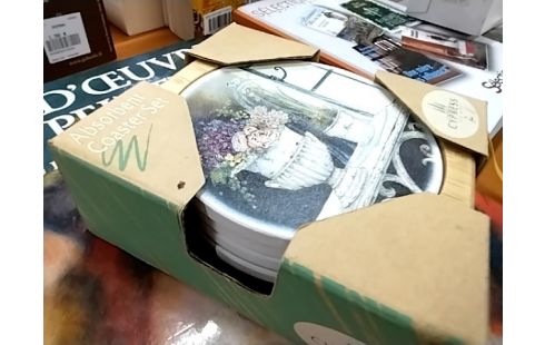 DESSOUS DE VERRE VINTAGE LOT