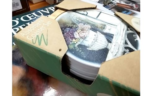 DESSOUS DE VERRE VINTAGE LOT