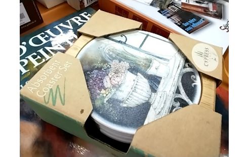 DESSOUS DE VERRE VINTAGE LOT