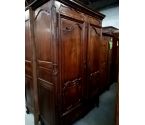 ARMOIRE 2 PORTES NOYER +CLEF