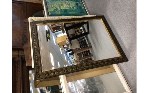 MIROIR DORE DECO LION