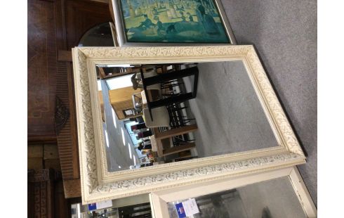 MIROIR BISAUTE BLANC