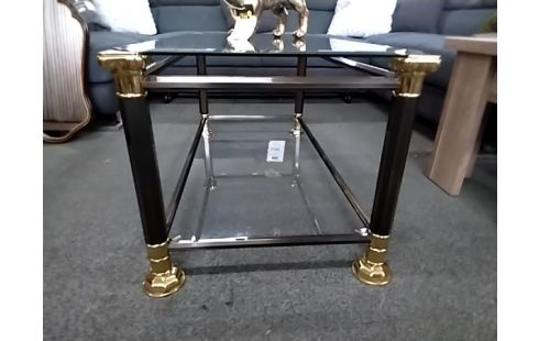 TABLE BASSE Verre année 80