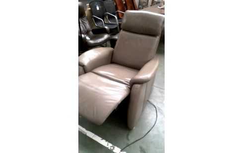 FAUTEUIL RELAX ELECTRIQUE CUIR
