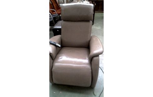 FAUTEUIL RELAX ELECTRIQUE CUIR