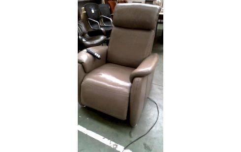 FAUTEUIL RELAX ELECTRIQUE CUIR