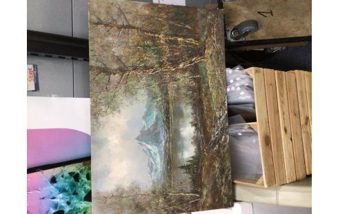 PEINTURE PAYSAGE BOISEE