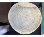 DESSOUS DE PLAT BOIS TOURNANT