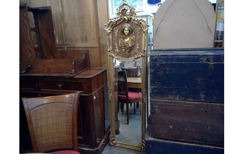 SPIEGEL SMAL GOUDKL. SNIJWERK VROUW