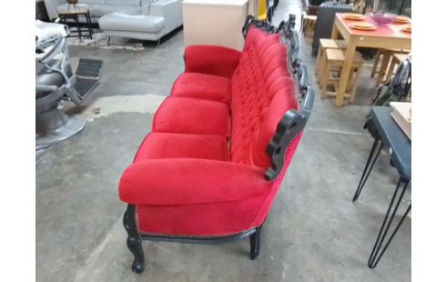 BANQUETTE CAPITONNE ROUGE