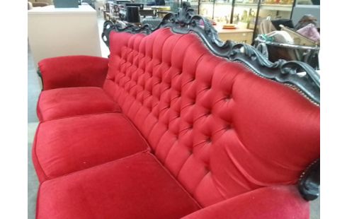 BANQUETTE CAPITONNE ROUGE