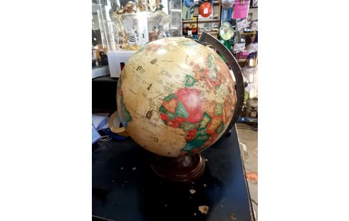 LAMPE MAPPEMONDE SCANGLOBE