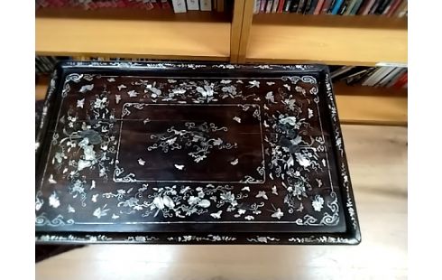 TABLE APPOINT INCRUSTATIONS NACRE