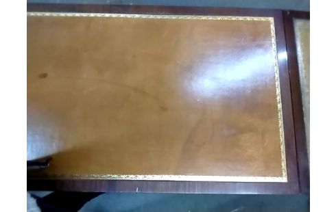 BUREAU STYLE ANGLAIS 2T PIEDS LYRES