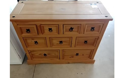 MEUBLE BAS 9T POIGNEE NOIR