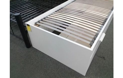 LIT IKEA 90X200 AVEC SOMMIER A LATTES ET 2T