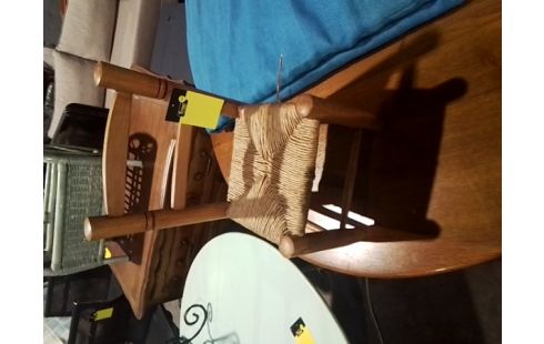 CHAISE BOIS PAILLEE ENFANT PM