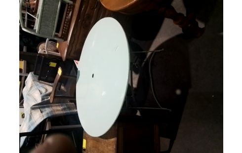 TABLE MÉTAL VERTE PLIANTE