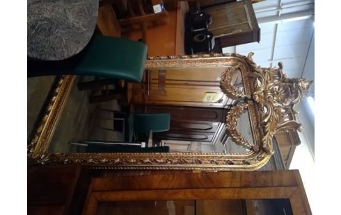 SPIEGEL SCHELP EN BLOEMENKRANSEN