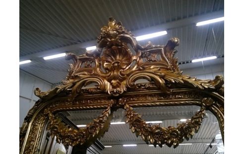 SPIEGEL SCHELP EN BLOEMENKRANSEN