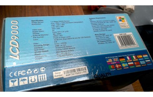 CAMERA NUMERIQUE LCD