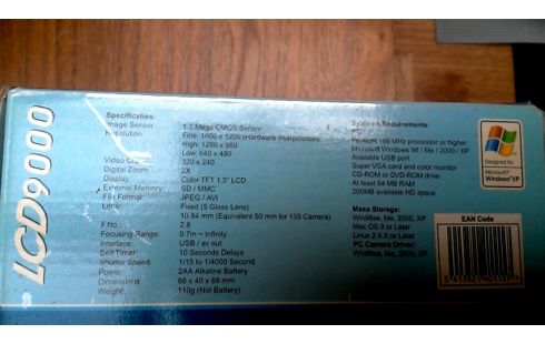 CAMERA NUMERIQUE LCD