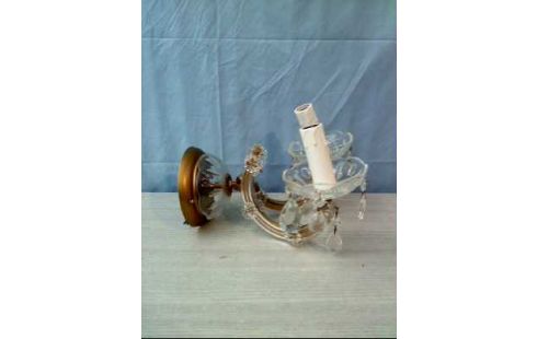 WANDLAMPE 2-LEUCHT. GOLDFARBEN VERZIERT