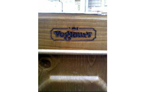 KOMMODE <VOGLAUER> HOLZ VERZIERT TÜRKIS