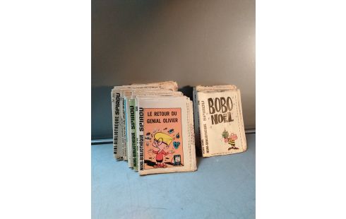 BD MINI BIBLIOTHÈQUE SPIROU LE LOT