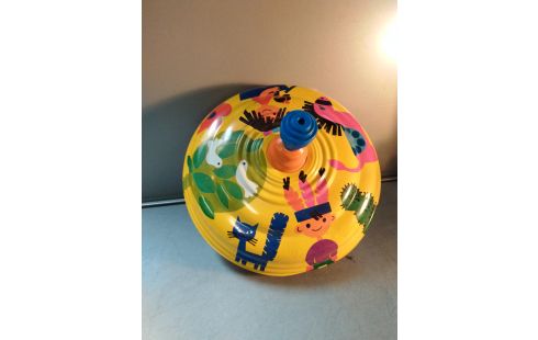 TOUPIE METAL JOUET 1970